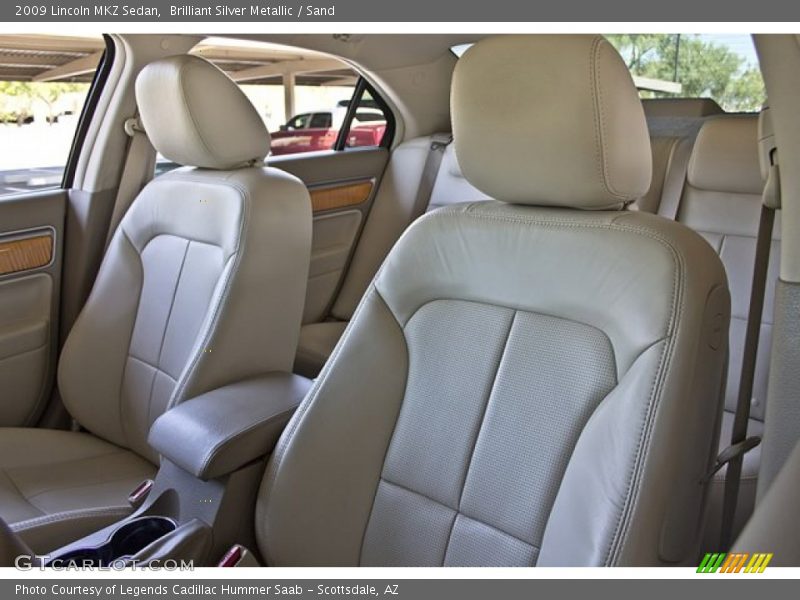 Brilliant Silver Metallic / Sand 2009 Lincoln MKZ Sedan