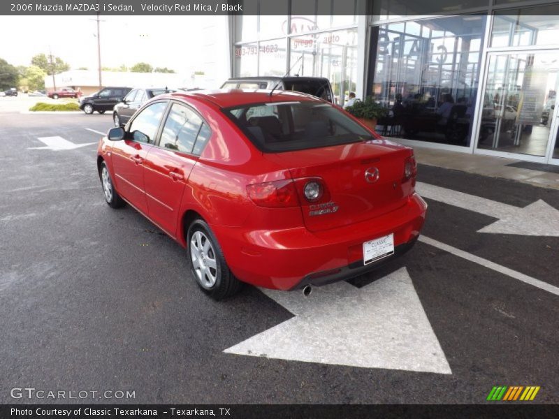 Velocity Red Mica / Black 2006 Mazda MAZDA3 i Sedan
