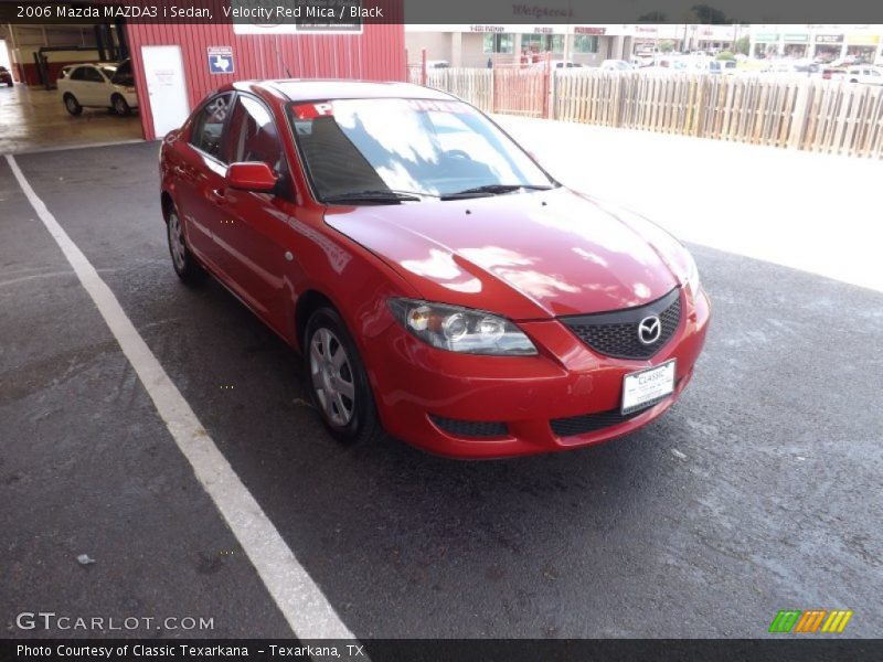 Velocity Red Mica / Black 2006 Mazda MAZDA3 i Sedan