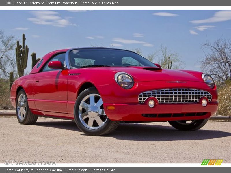 Front 3/4 View of 2002 Thunderbird Premium Roadster