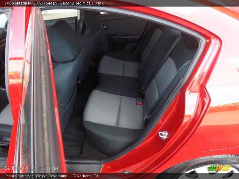 Velocity Red Mica / Black 2006 Mazda MAZDA3 i Sedan