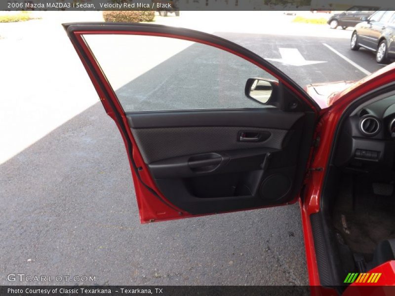 Velocity Red Mica / Black 2006 Mazda MAZDA3 i Sedan