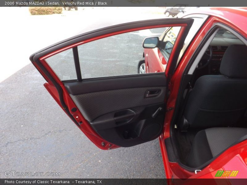 Velocity Red Mica / Black 2006 Mazda MAZDA3 i Sedan