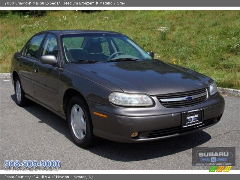 Medium Bronzemist Metallic / Gray 2000 Chevrolet Malibu LS Sedan