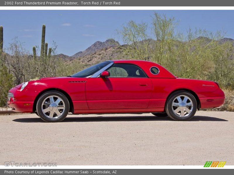  2002 Thunderbird Premium Roadster Torch Red