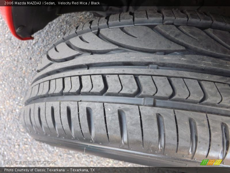 Velocity Red Mica / Black 2006 Mazda MAZDA3 i Sedan