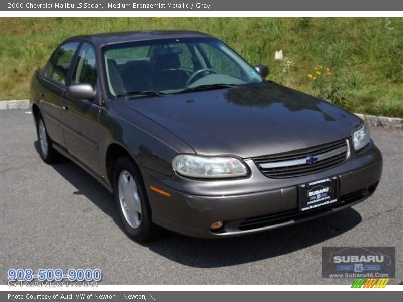 Medium Bronzemist Metallic / Gray 2000 Chevrolet Malibu LS Sedan