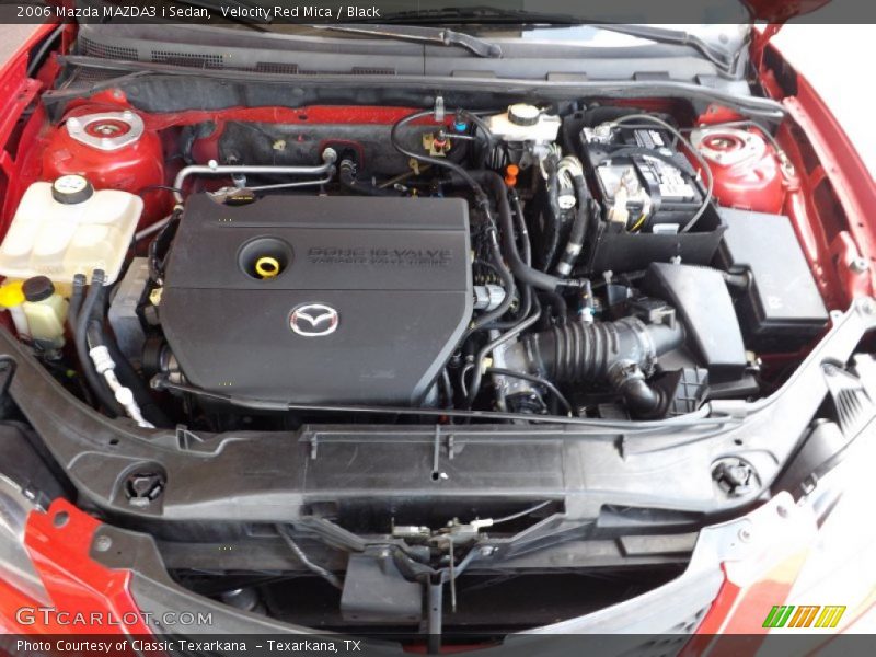 Velocity Red Mica / Black 2006 Mazda MAZDA3 i Sedan