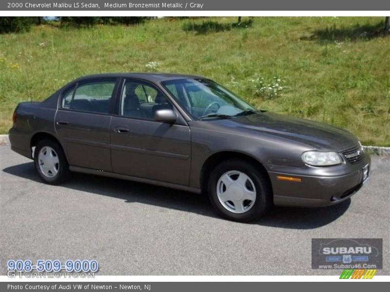 Medium Bronzemist Metallic / Gray 2000 Chevrolet Malibu LS Sedan