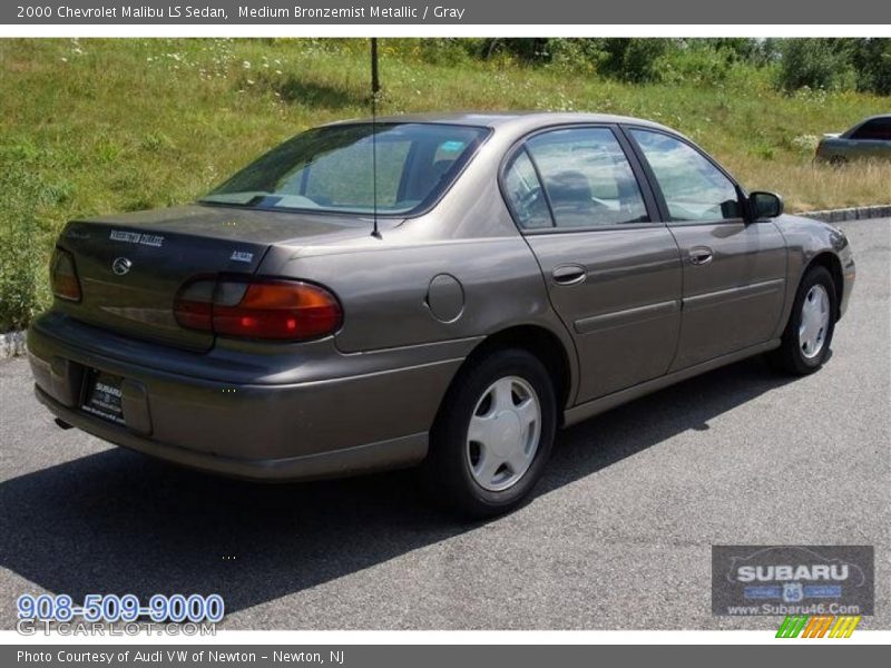Medium Bronzemist Metallic / Gray 2000 Chevrolet Malibu LS Sedan
