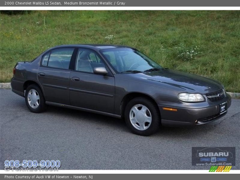 Medium Bronzemist Metallic / Gray 2000 Chevrolet Malibu LS Sedan