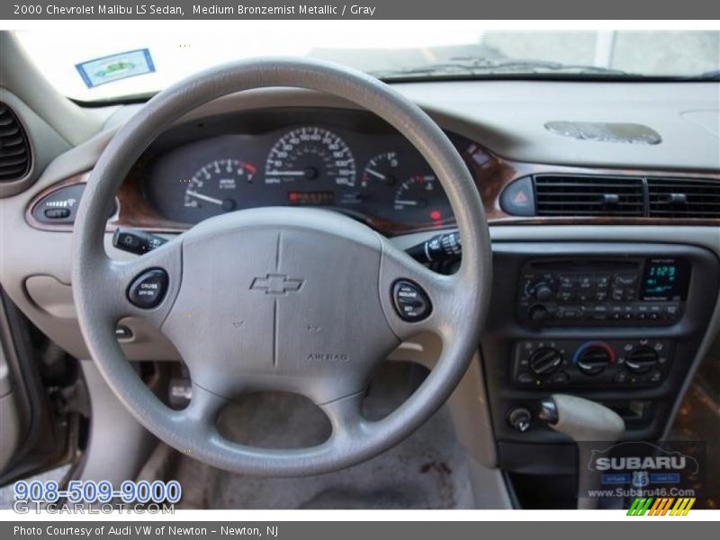 Medium Bronzemist Metallic / Gray 2000 Chevrolet Malibu LS Sedan