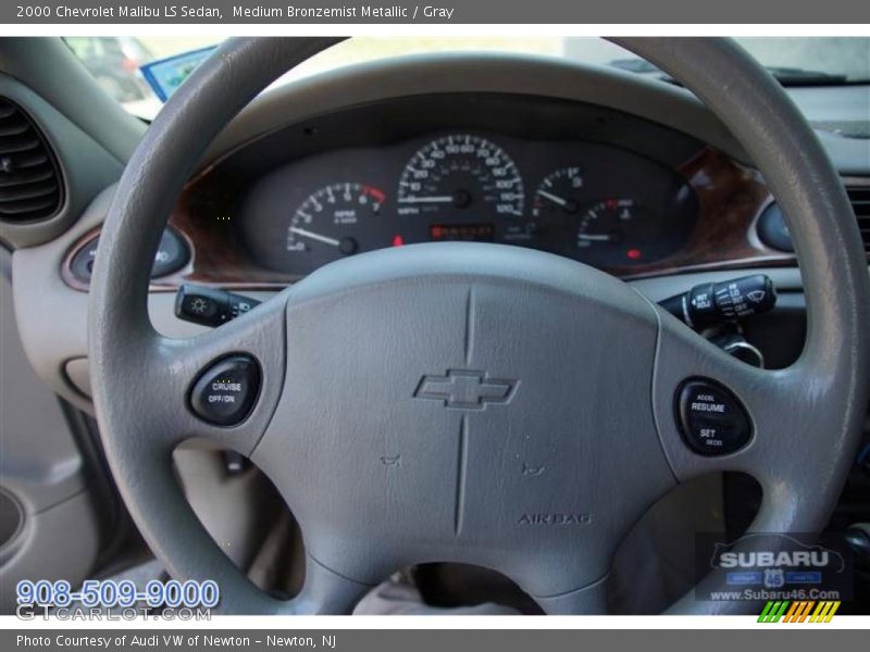 Medium Bronzemist Metallic / Gray 2000 Chevrolet Malibu LS Sedan