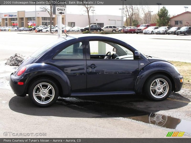 Batik Blue Metallic / Grey 2000 Volkswagen New Beetle GLS TDI Coupe