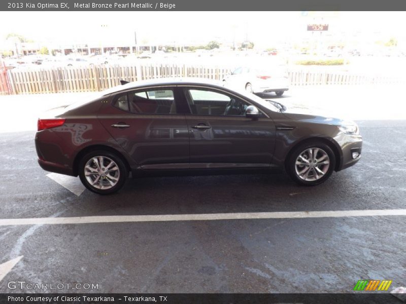 Metal Bronze Pearl Metallic / Beige 2013 Kia Optima EX