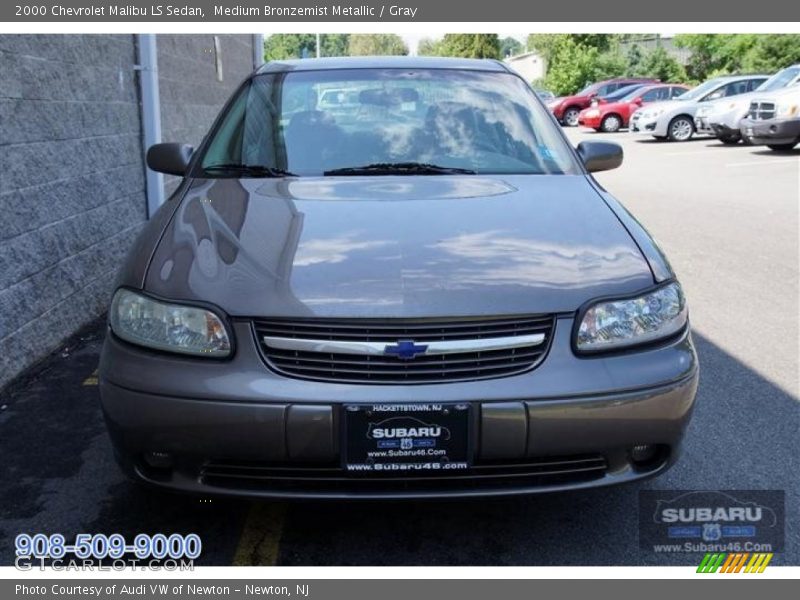 Medium Bronzemist Metallic / Gray 2000 Chevrolet Malibu LS Sedan