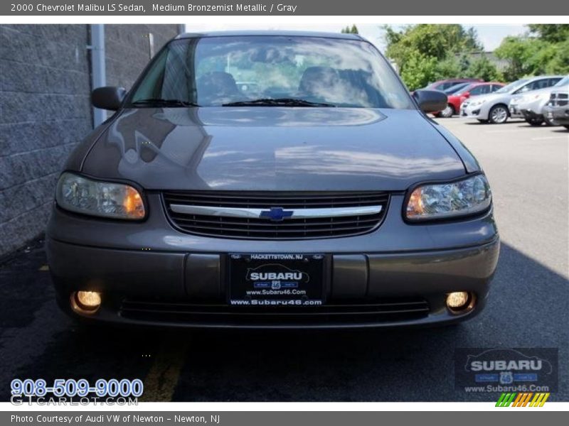 Medium Bronzemist Metallic / Gray 2000 Chevrolet Malibu LS Sedan