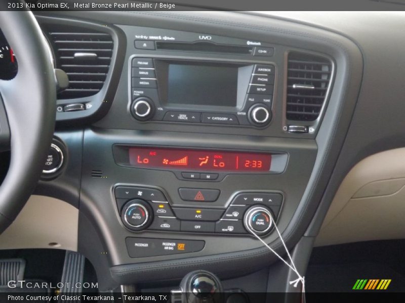 Metal Bronze Pearl Metallic / Beige 2013 Kia Optima EX