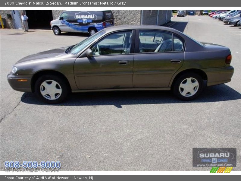 Medium Bronzemist Metallic / Gray 2000 Chevrolet Malibu LS Sedan