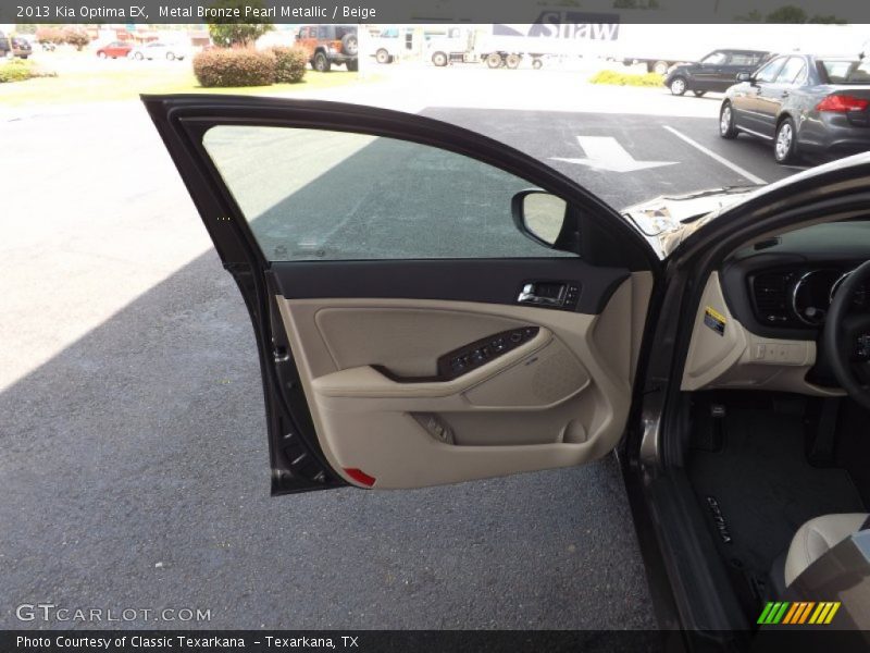 Metal Bronze Pearl Metallic / Beige 2013 Kia Optima EX