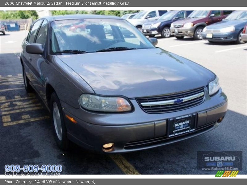 Medium Bronzemist Metallic / Gray 2000 Chevrolet Malibu LS Sedan