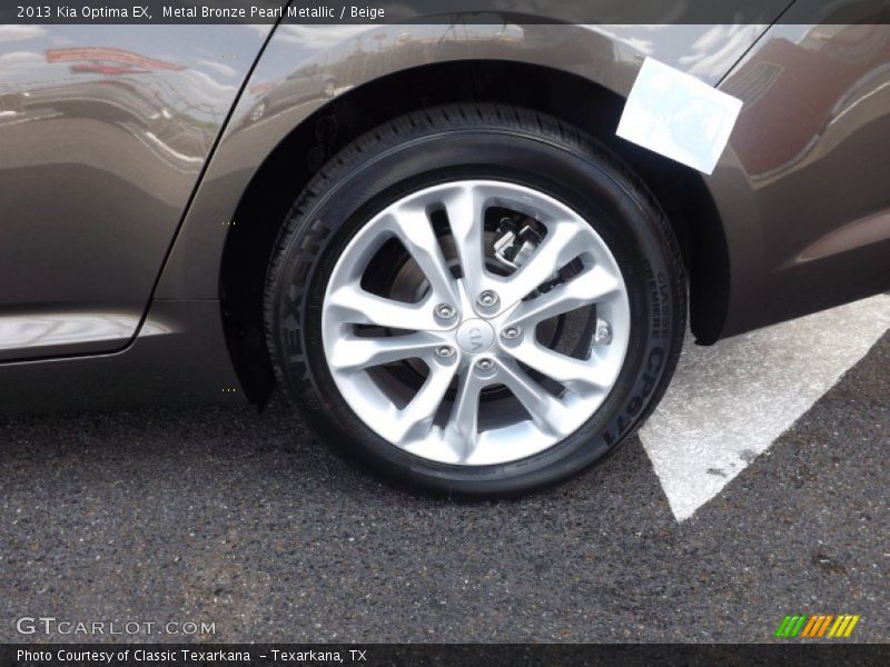 Metal Bronze Pearl Metallic / Beige 2013 Kia Optima EX