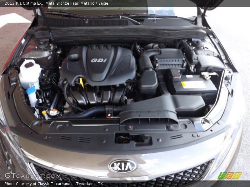 Metal Bronze Pearl Metallic / Beige 2013 Kia Optima EX