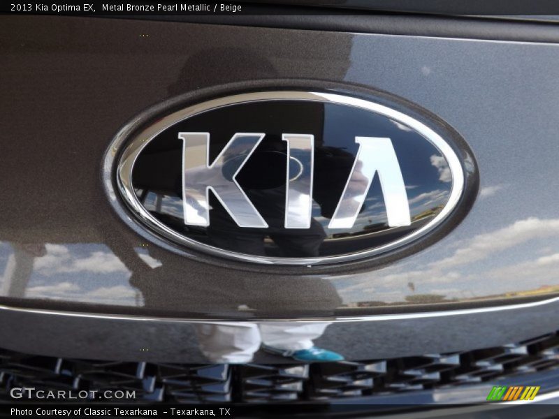 Metal Bronze Pearl Metallic / Beige 2013 Kia Optima EX