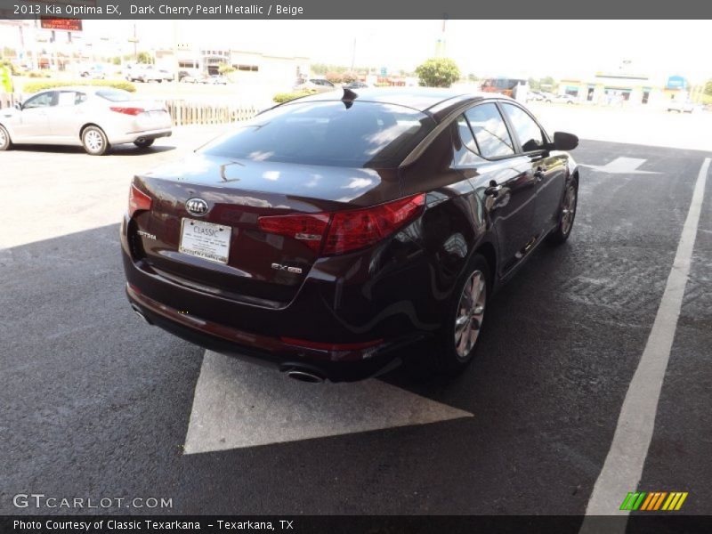 Dark Cherry Pearl Metallic / Beige 2013 Kia Optima EX