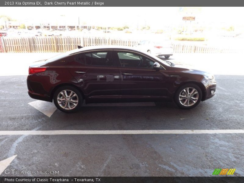 Dark Cherry Pearl Metallic / Beige 2013 Kia Optima EX