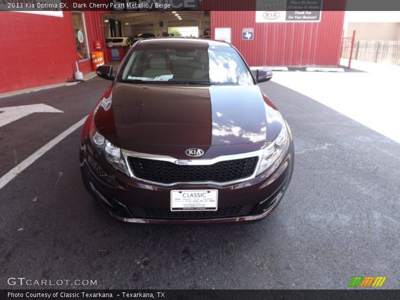 Dark Cherry Pearl Metallic / Beige 2013 Kia Optima EX