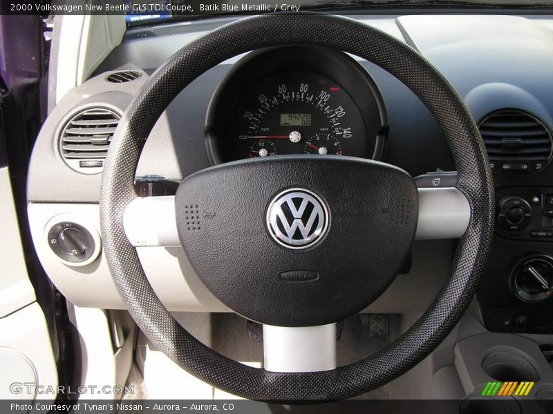Batik Blue Metallic / Grey 2000 Volkswagen New Beetle GLS TDI Coupe