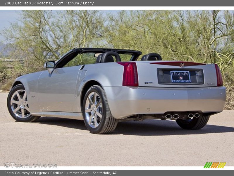 Light Platinum / Ebony 2008 Cadillac XLR Roadster