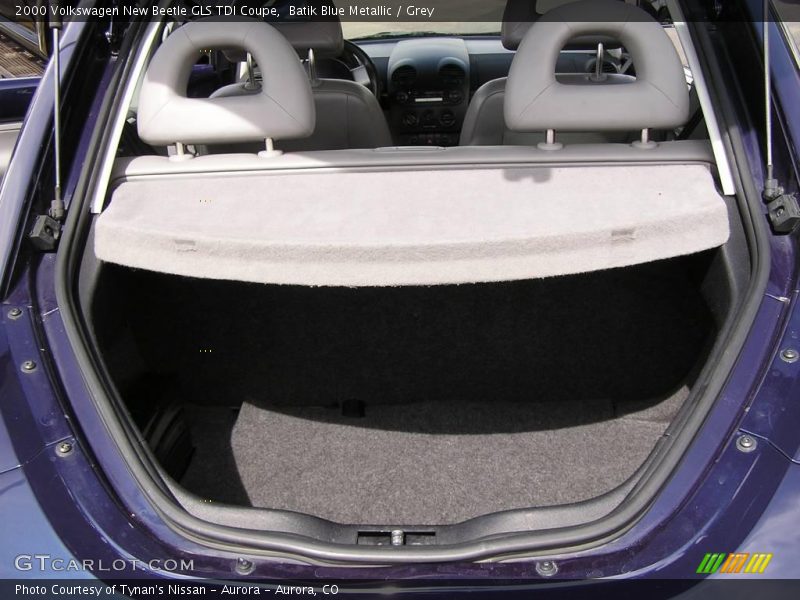 Batik Blue Metallic / Grey 2000 Volkswagen New Beetle GLS TDI Coupe