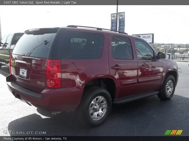 Sport Red Metallic / Light Tan 2007 GMC Yukon SLE