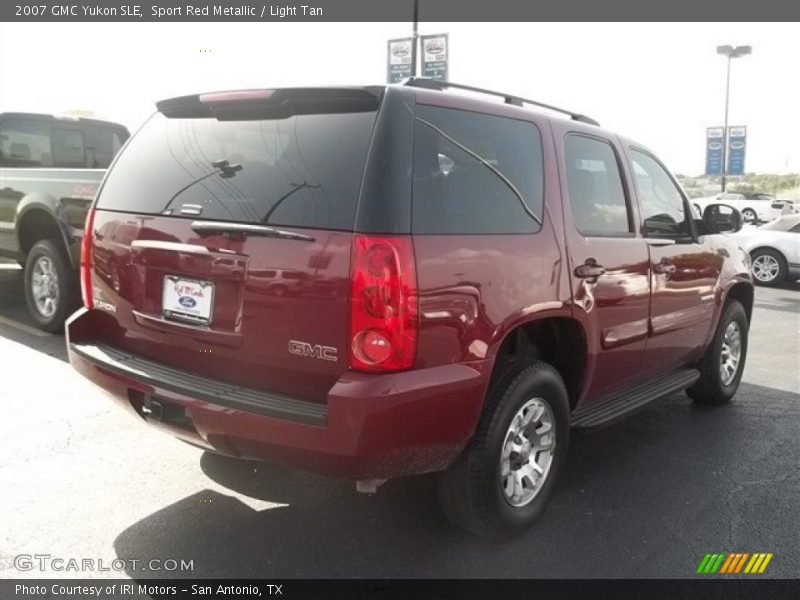 Sport Red Metallic / Light Tan 2007 GMC Yukon SLE