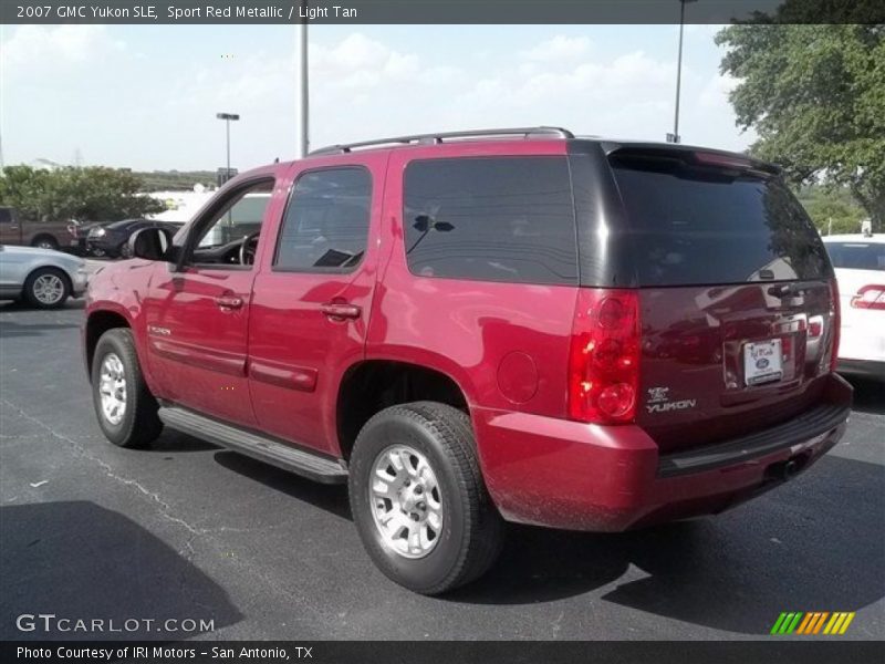 Sport Red Metallic / Light Tan 2007 GMC Yukon SLE