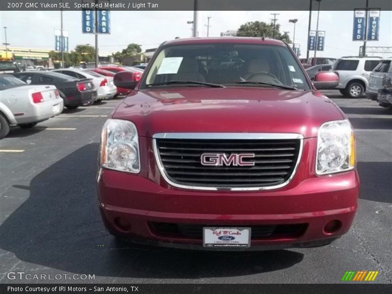 Sport Red Metallic / Light Tan 2007 GMC Yukon SLE
