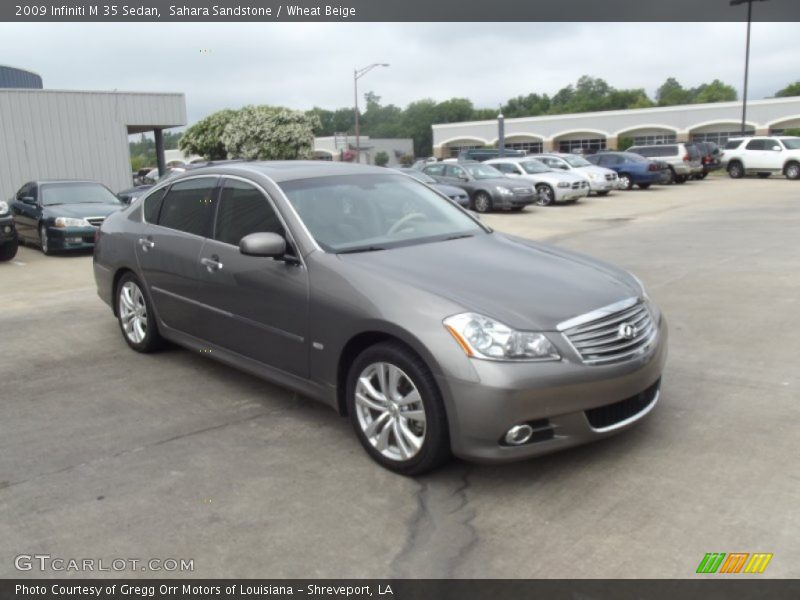 Sahara Sandstone / Wheat Beige 2009 Infiniti M 35 Sedan