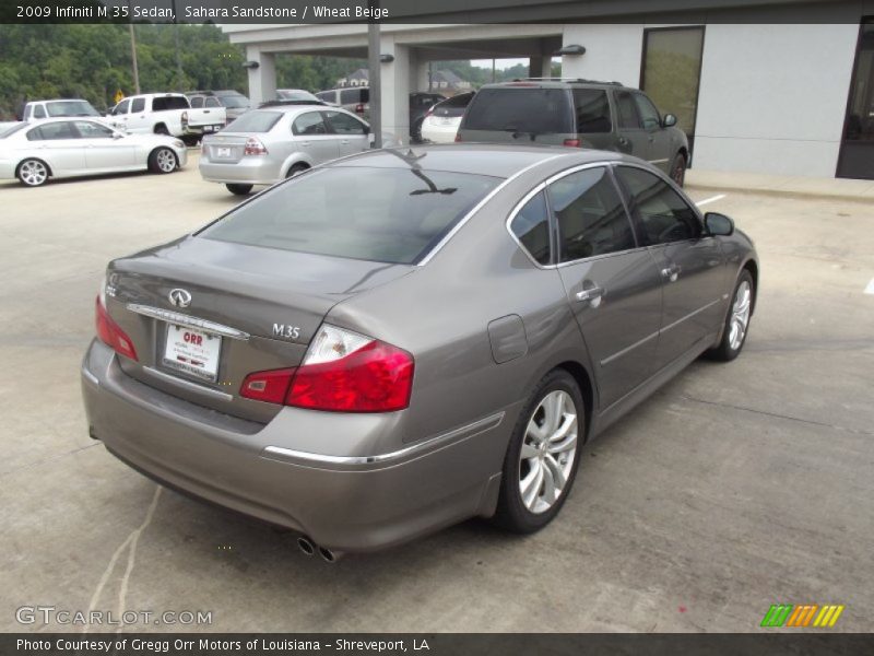 Sahara Sandstone / Wheat Beige 2009 Infiniti M 35 Sedan