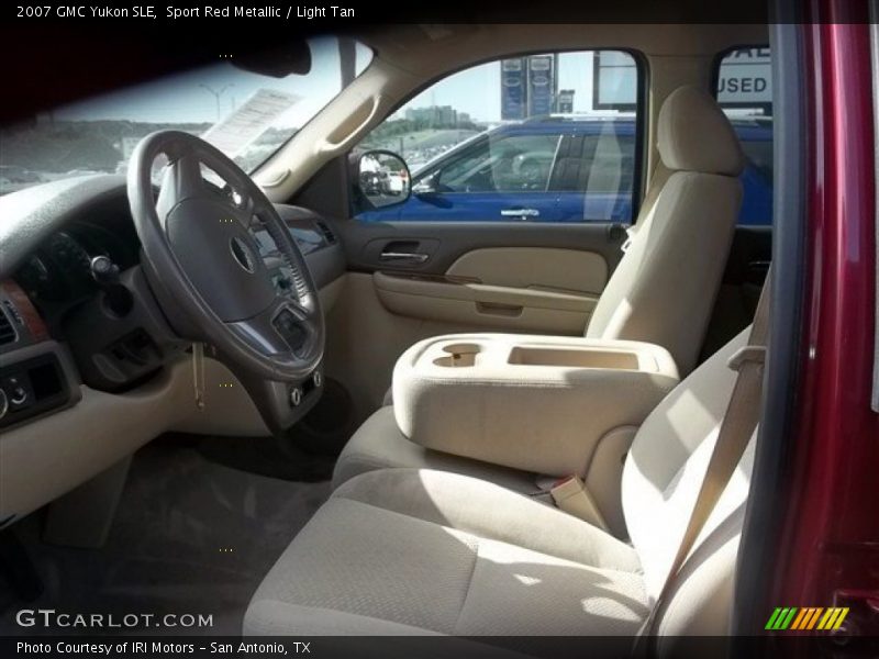 Sport Red Metallic / Light Tan 2007 GMC Yukon SLE