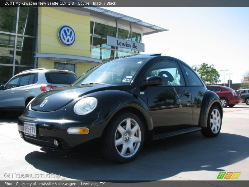 Black / Black 2001 Volkswagen New Beetle GLX 1.8T Coupe