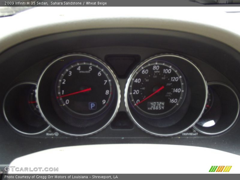 Sahara Sandstone / Wheat Beige 2009 Infiniti M 35 Sedan