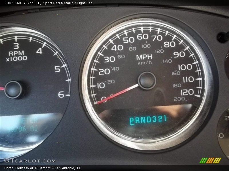 Sport Red Metallic / Light Tan 2007 GMC Yukon SLE