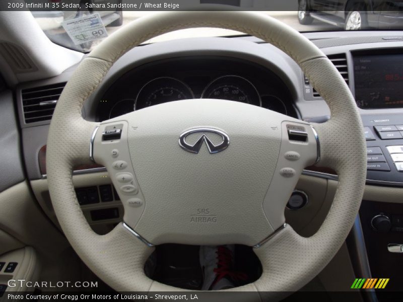 Sahara Sandstone / Wheat Beige 2009 Infiniti M 35 Sedan