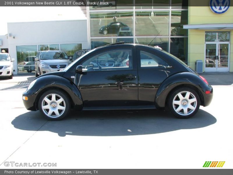 Black / Black 2001 Volkswagen New Beetle GLX 1.8T Coupe