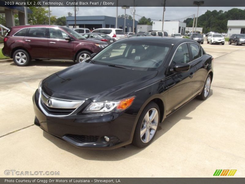 Crystal Black Pearl / Ebony 2013 Acura ILX 2.0L Technology