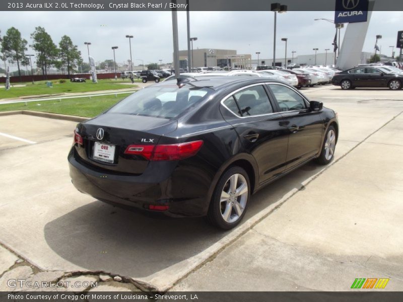Crystal Black Pearl / Ebony 2013 Acura ILX 2.0L Technology