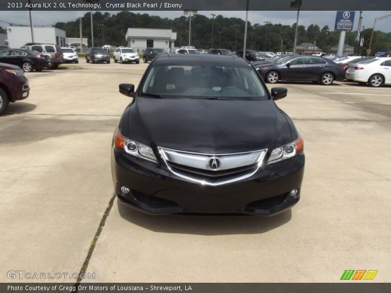 Crystal Black Pearl / Ebony 2013 Acura ILX 2.0L Technology