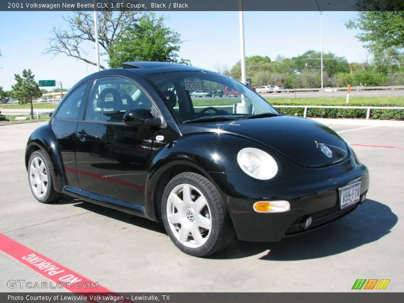 Black / Black 2001 Volkswagen New Beetle GLX 1.8T Coupe